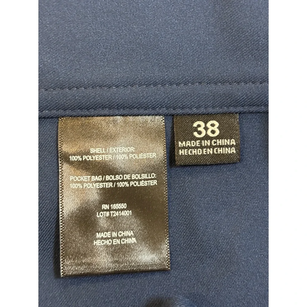 32 Degrees Cool‎ Mens Performance Mesh Golf Shorts Navy Blue Size 38 NWT